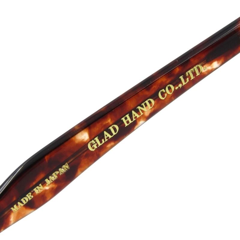 GLADHAND ×丹羽雅彦 SPM ブロータイプ サングラス ブラック メガネ GLADHAND & Co. グラッドハンド 丹羽雅彦 ブロウタイプ