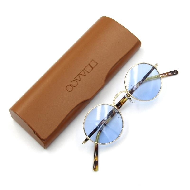 OLIVER PEOPLES 美品 オリバーピープルズ サングラス OP-5 ラウンド 