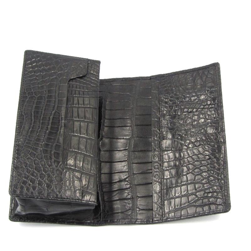 新品未使用 ワニ本革 長財布 ワニ革 本革 クロコダイル 爪 財布 長財布 レザー ラウンド