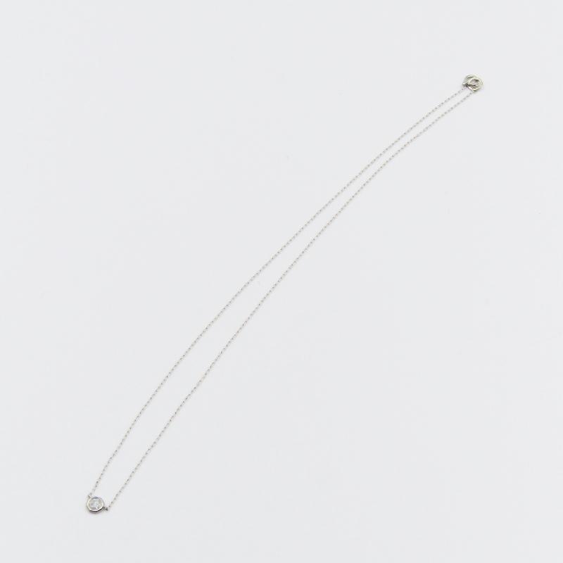 hum ハム ネックレス GN2901M ローズカット ダイヤモンド 1P K18WG 