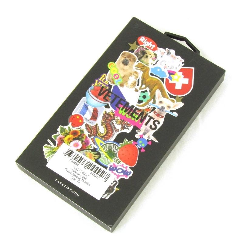 未使用 VETEMENTS × CASETiFY ヴェトモン iPhone Xs MAX CASE  