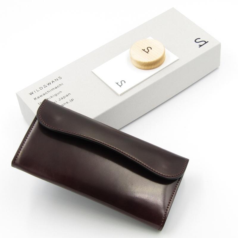 WILDSWANS 未使用 ワイルドスワンズ 長財布 シェルコードバン WAVE