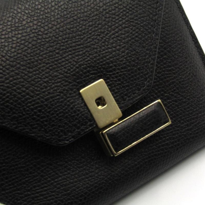 Valextra 良品 ヴァレクストラ 三つ折り財布 V9E05 イジィデ