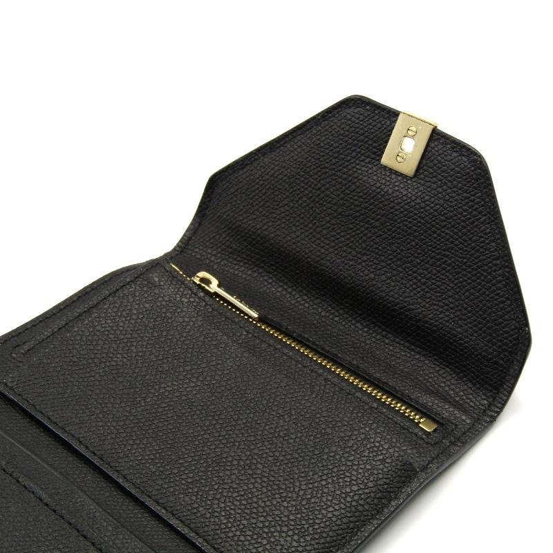 【極美品】【ヴァレクストラ】イジィデ ウォレット 三つ折り財布 レザー Valextra ヴァレクストラ イジィデ ウォレット 三つ折り財布