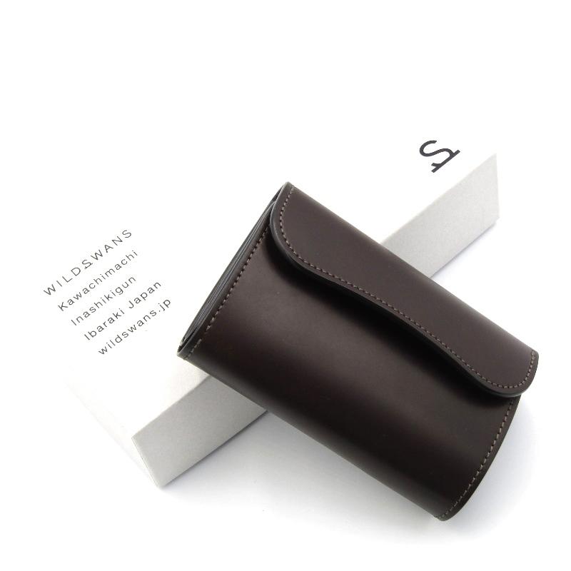 WILDSWANS ワイルドスワンズ 三つ折り財布 国産コードバン BYRNE 内装 