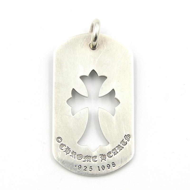 CHROME HEARTS クロムハーツ ペンダント DOG TAG LARGE CUT OUT