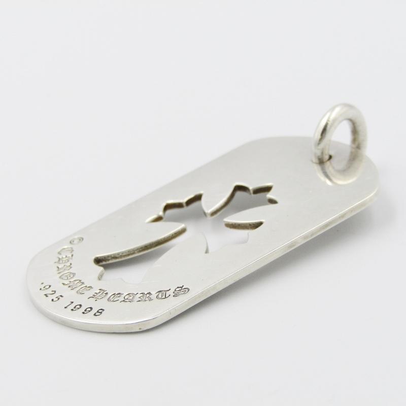 CHROME HEARTS クロムハーツ ペンダント DOG TAG LARGE CUT OUT