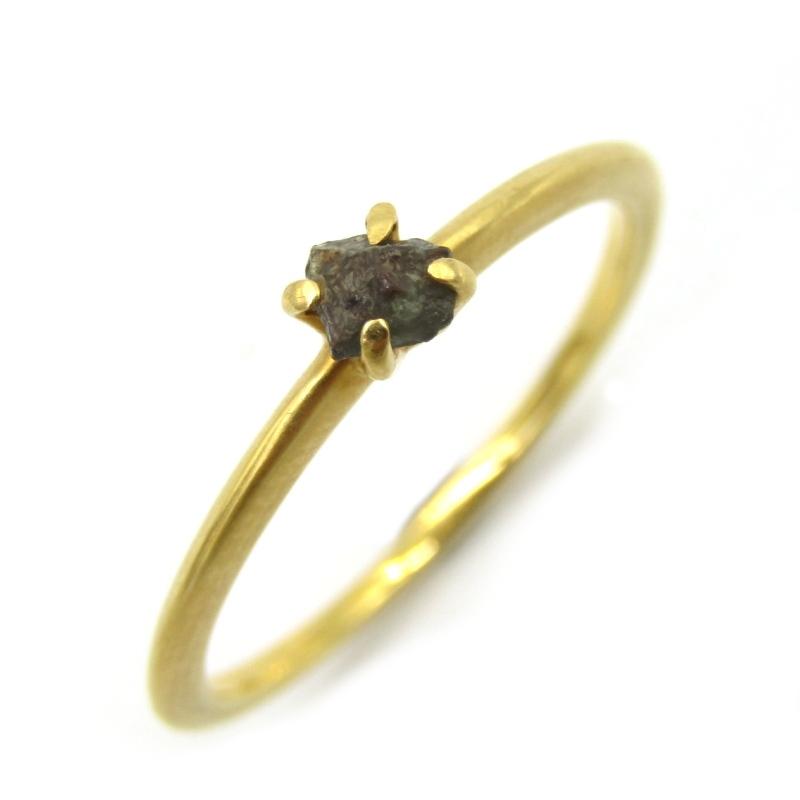 □Bizoux□アレキサンドライト□K18YG□リング・コフレ