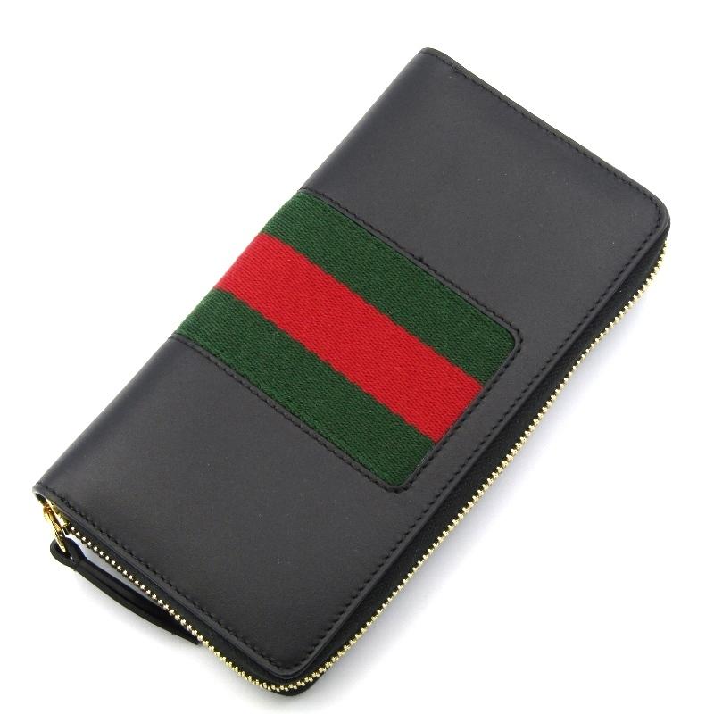 グッチシェリーラインシルヴィ財布 ◇グッチ◇シェリーライン/シルヴィ/長財布/ブランド/ウォレット