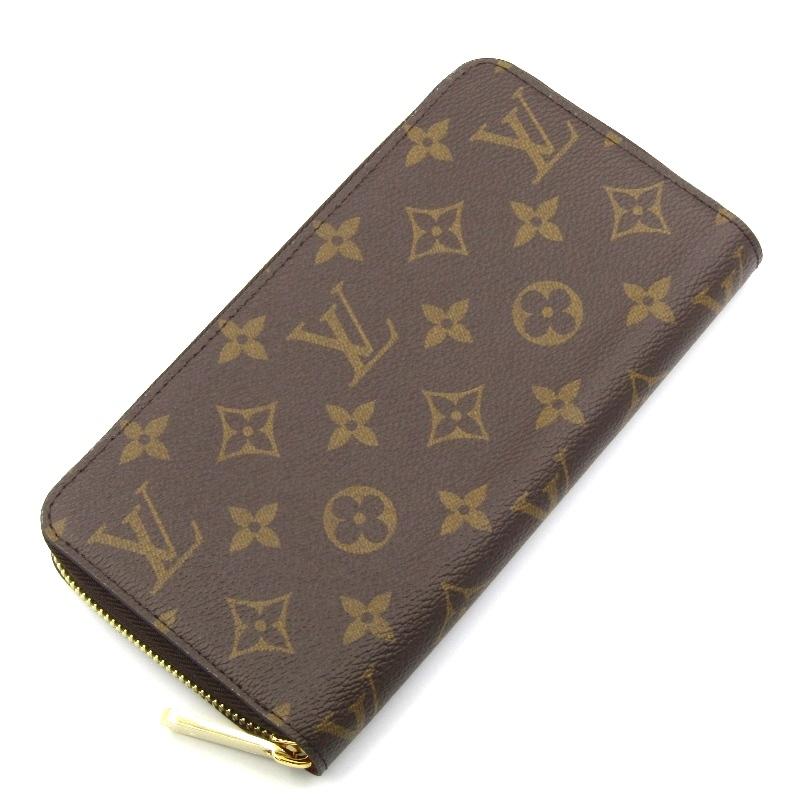 LOUIS VUITTON 美品 ルイヴィトン 長財布 M42616 モノグラム ジッピー 