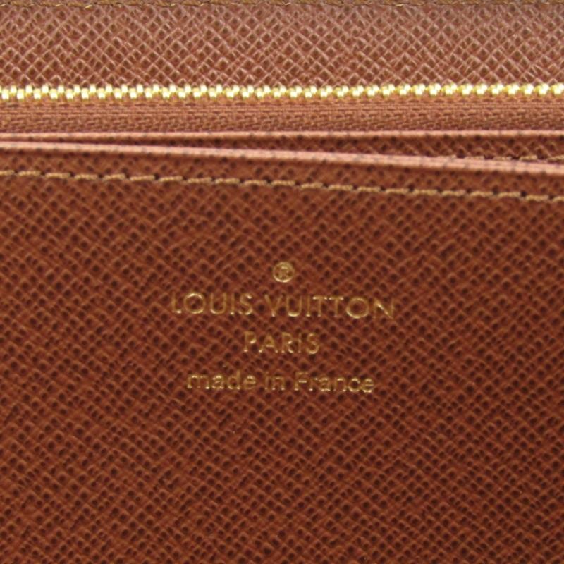 LOUIS VUITTON 美品 ルイヴィトン 長財布 M42616 モノグラム ジッピー 