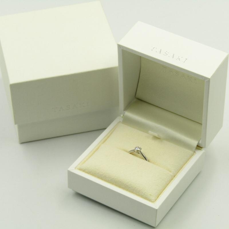 TASAKI タサキ リング ピアチェーレ ソリティア Pt950 0.24ct