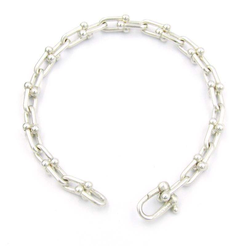 sv925スモールリンクチェーンブレスレット18cm ハードウェア　アンカー TIFFANY&Co. 【新品同様】ティファニー ハードウェア スモール