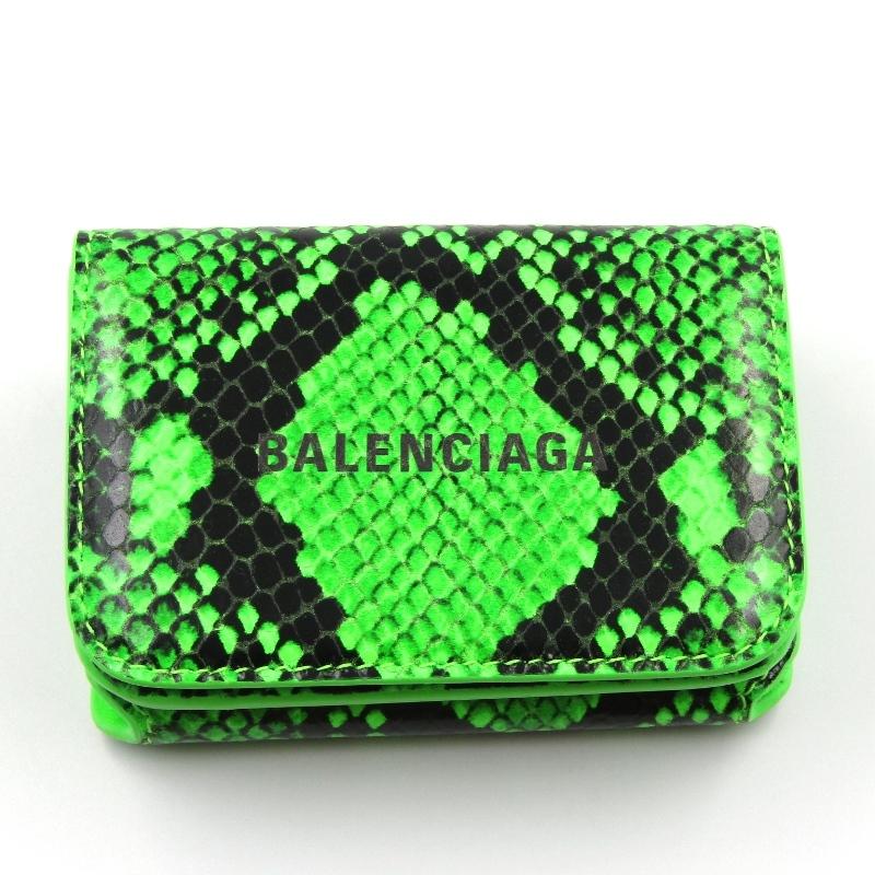 BALENCIAGA 未使用 バレンシアガ 三つ折り財布 593813 13B63 BALENCIAGA 未使用 バレンシアガ 三つ折り財布 593813 13B63