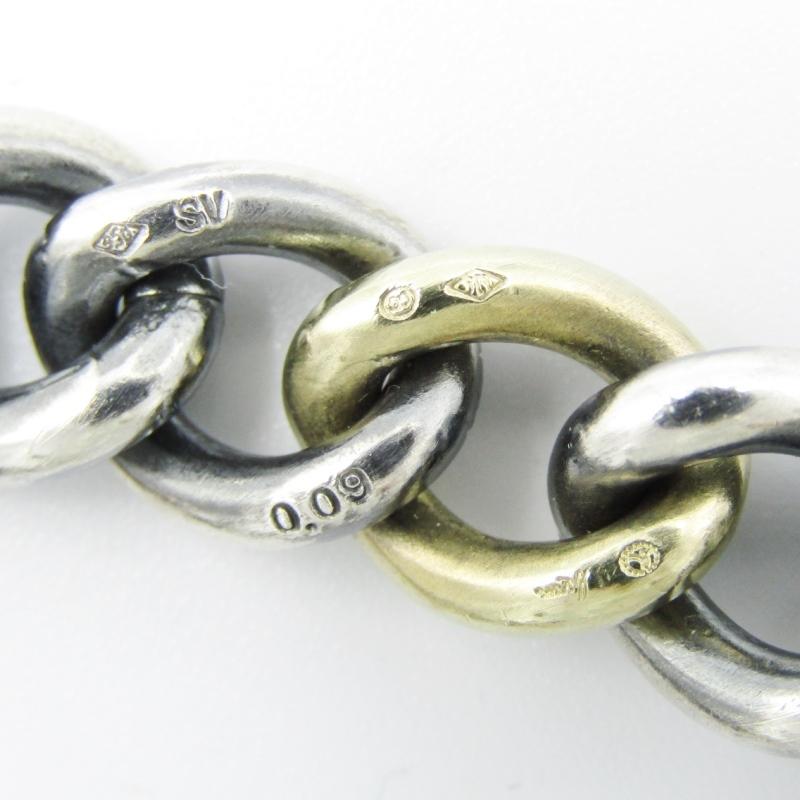 美品 hum ハム ブレスレット et-BR64s SSS Humete Chain 美品 hum ハム ブレスレット et-BR64s SSS Humete Chain
