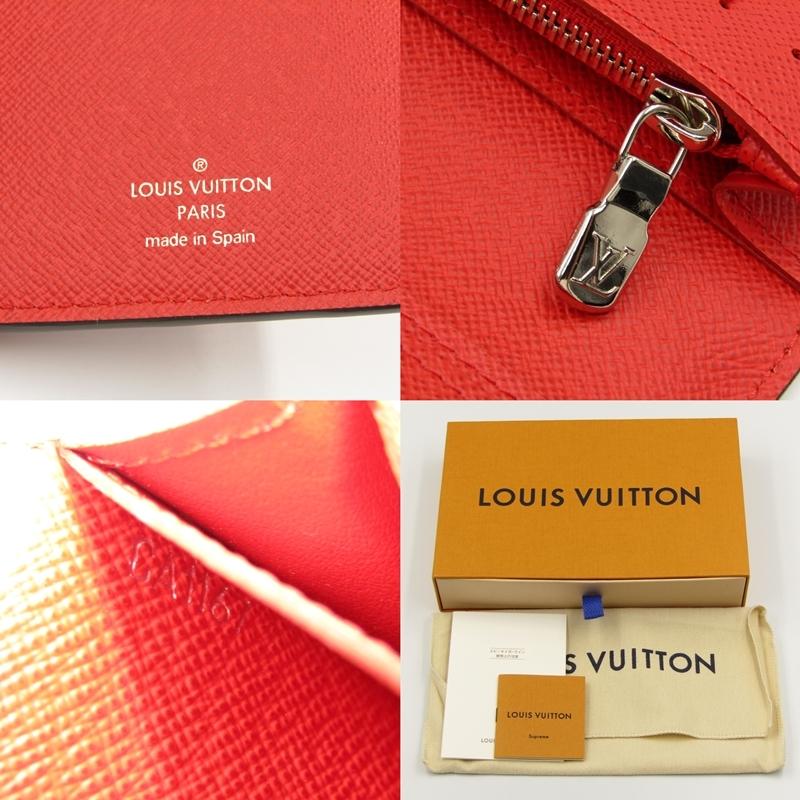 LOUIS VUITTON 美品 Supreme ルイヴィトン シュプリーム 長財布 LOUIS VUITTON 美品 Supreme ルイヴィトン シュプリーム 長財布