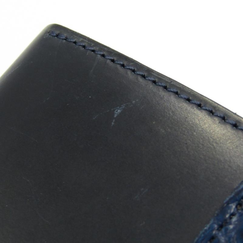 moto 財布　2023S ハンドダイクロコ　コードバン モト MOTO クロスハッチコードバン CROSSHATCH CORDOVAN 三