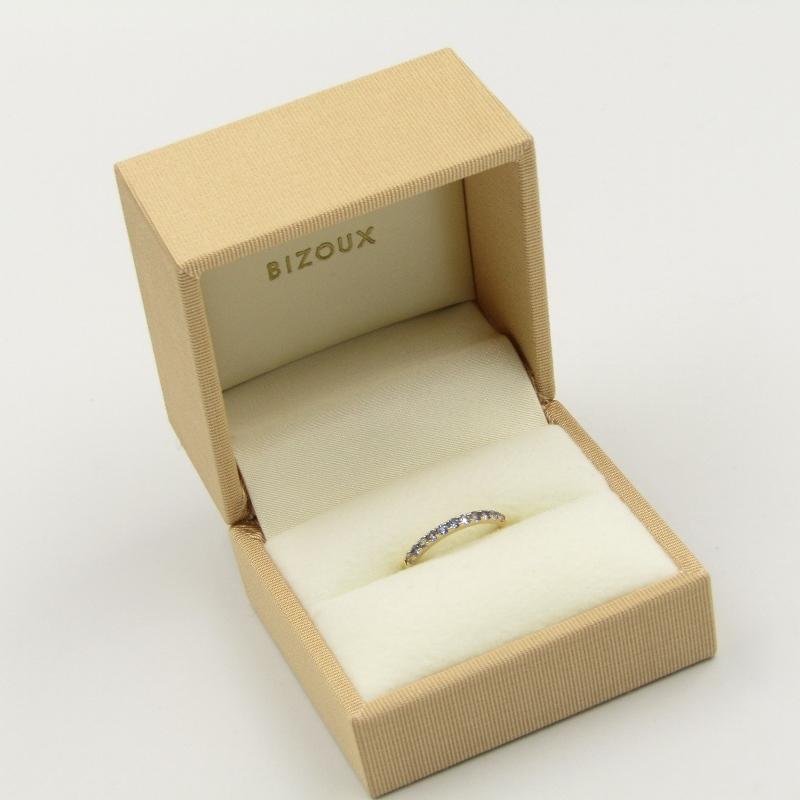 良品 Bizoux ビズー リング サンタマリア アクアマリン K18YG BX01200