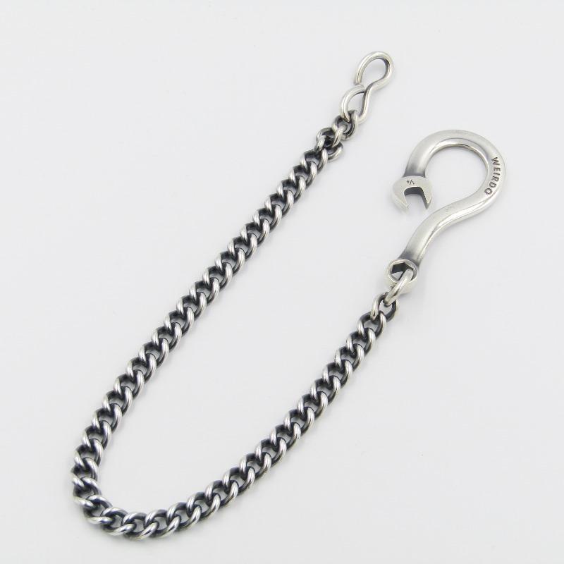 上質 未使用 WEIRDO JEWELRY WALLET ウィアード CHAIN シルバー925
