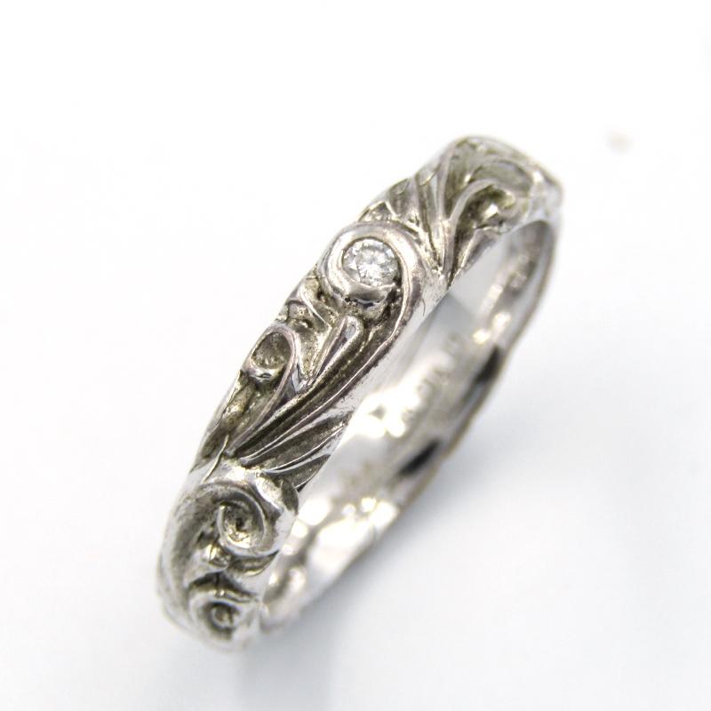 SAAD サード 25号 アラベスク 唐草 ラウンド リング 925 現行品 SAAD サード 25号 アラベスク 唐草 ラウンド リング 925 現行品