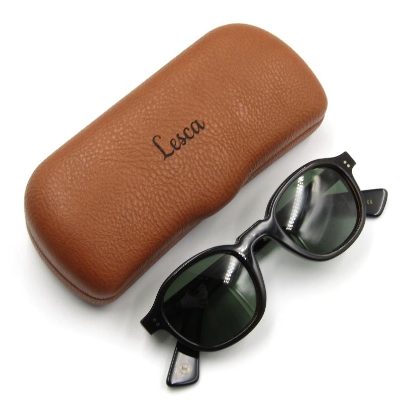美品 Lesca LUNETIER レスカ ルネティエ サングラス BRUT PANTO 美品 Lesca LUNETIER レスカ ルネティエ サングラス BRUT PANTO