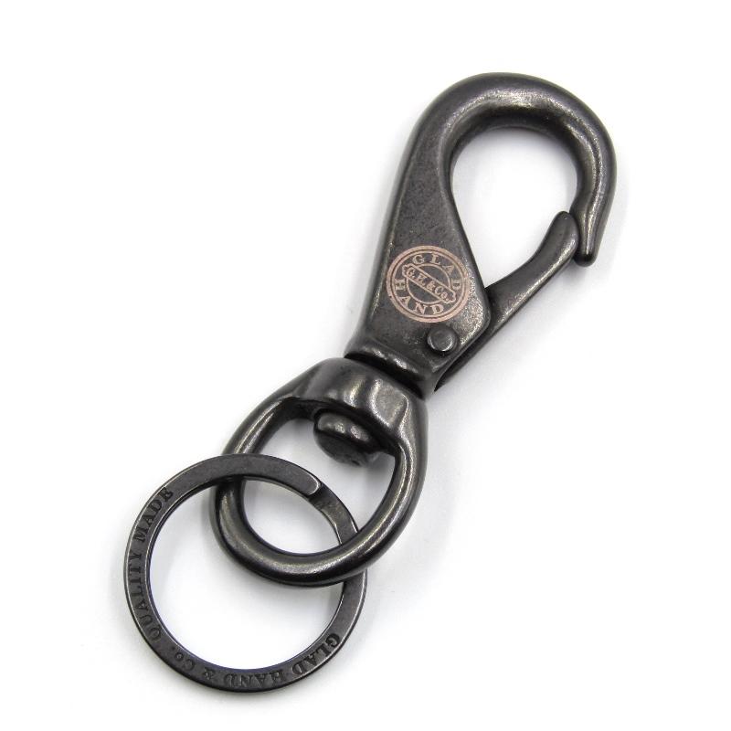 未使用 GLADHAND グラッドハンド キーホルダー SWIVEL SNAP KEY HOLDER スウィベル スナップ 真鍮 キーリング