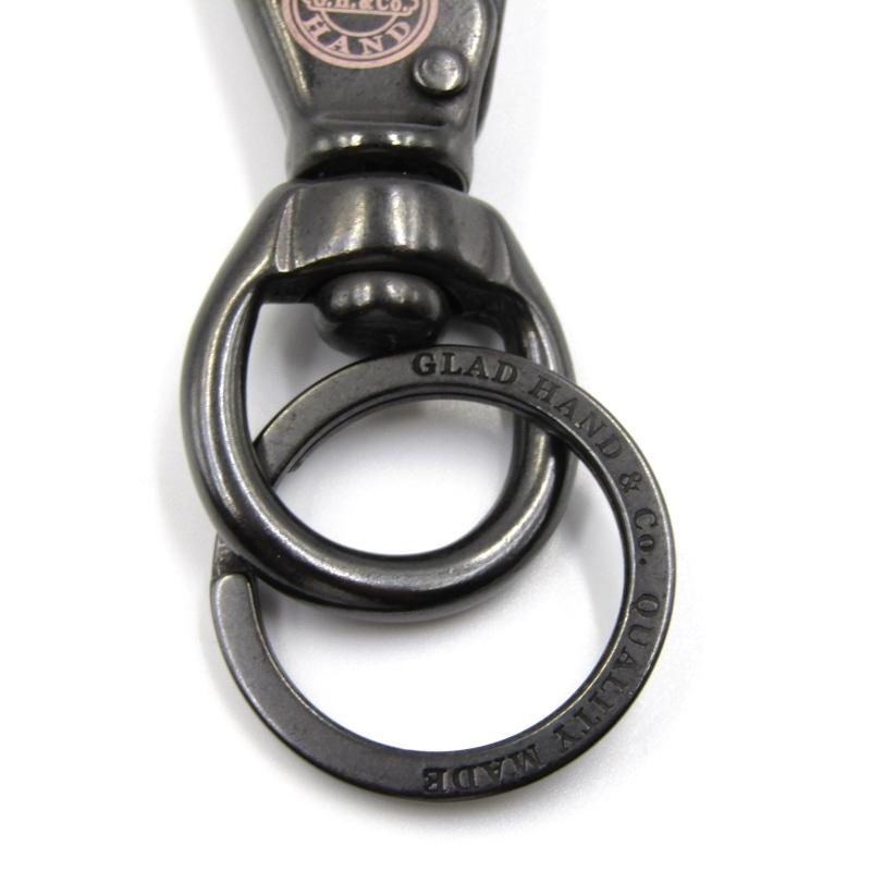 未使用 GLAD HAND グラッドハンド キーホルダー SWIVEL SNAP KEY HOLDER スウィベル スナップ キーリング