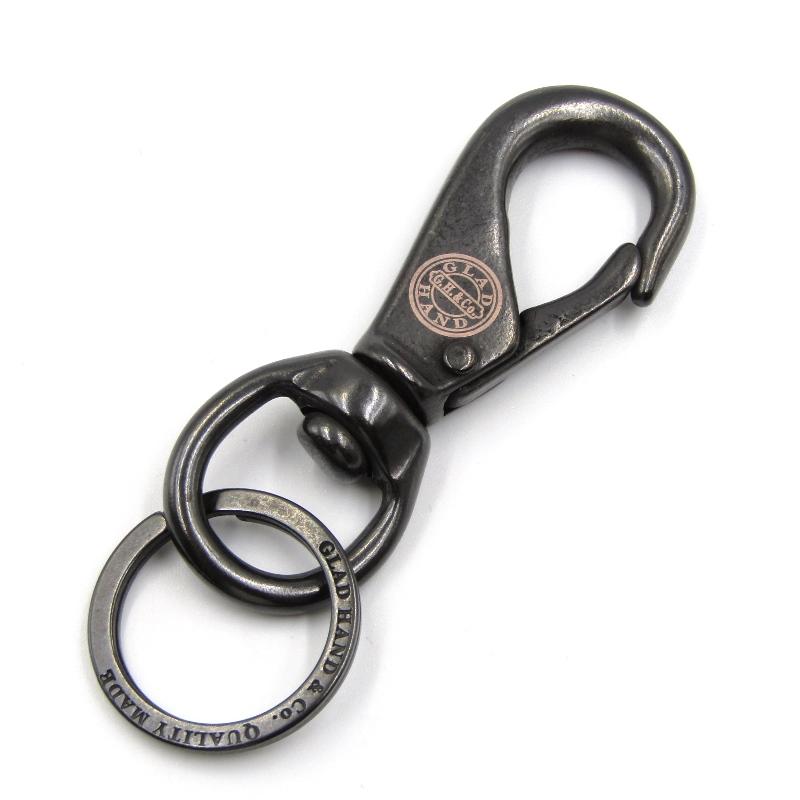 未使用 GLAD HAND グラッドハンド キーホルダー SWIVEL SNAP KEY HOLDER スウィベル スナップ キーリング