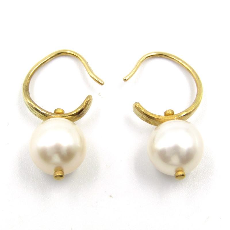 hum ハム ピアス hp-P25 パール K18YG Humming Pearl Collection hum ハム ピアス hp-P25 パール K18YG Humming Pearl Collection