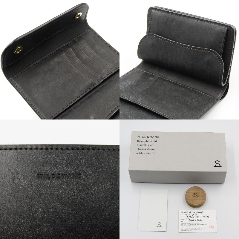WILDSWANS 美品 ワイルドスワンズ 三つ折り財布 別注 バーン