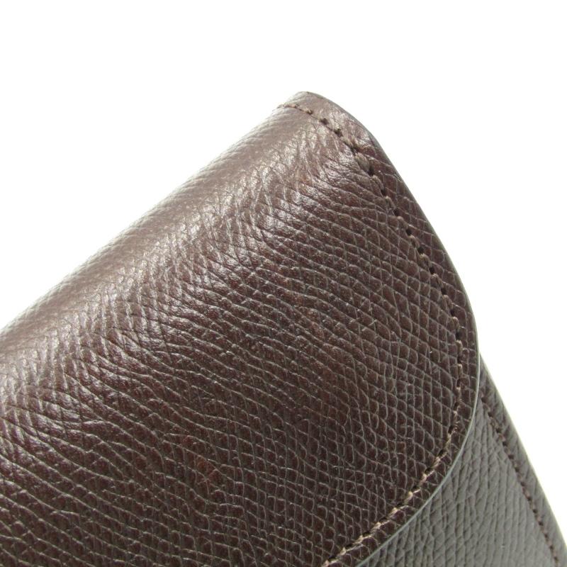 WILDSWANS 美品 ワイルドスワンズ 長財布 型押しサドルプルアップ 