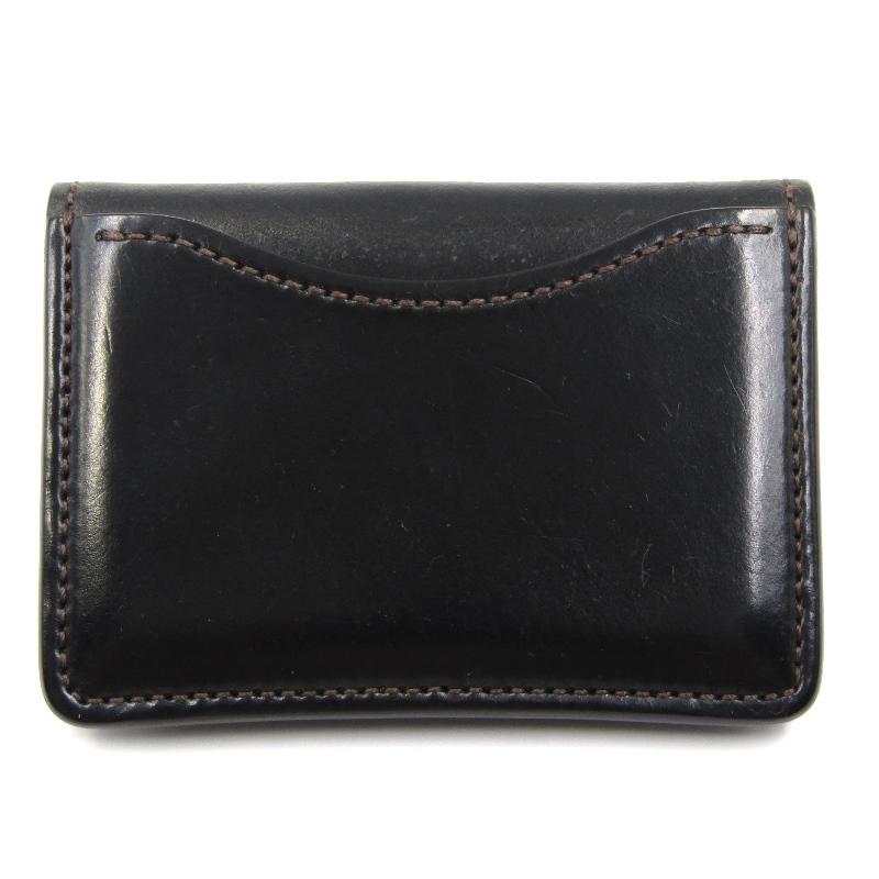 【美品】ワイルドスワンズ  タング シェルコードバン コインケース 小銭入れ 黒 WILDSWANS ワイルドスワンズ 小銭入れ シェルコードバン タング