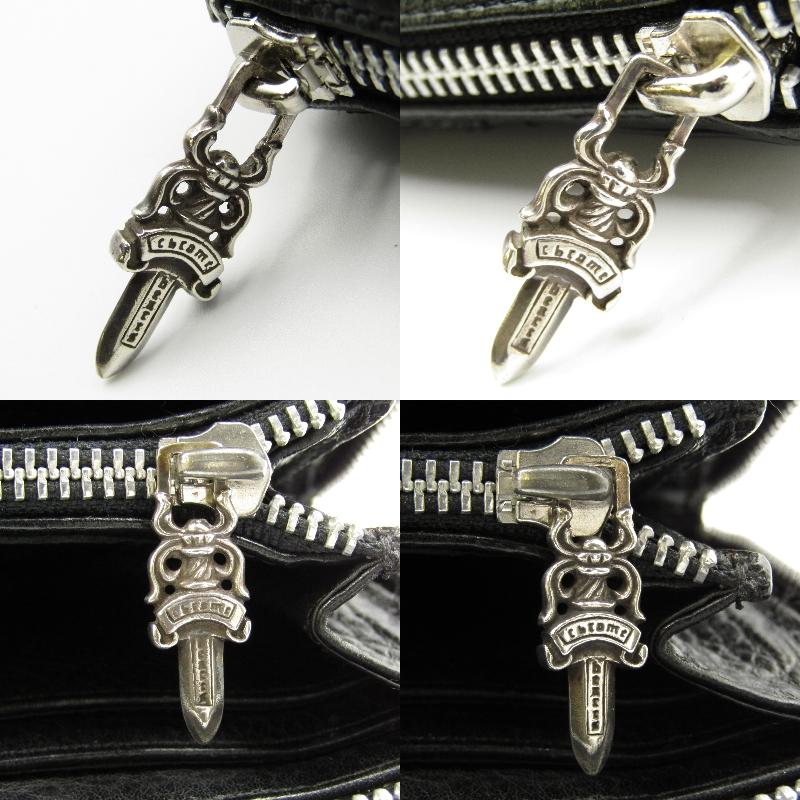 CHROME HEARTS クロムハーツ 長財布 REC F ZIP QUILTED セメタリー