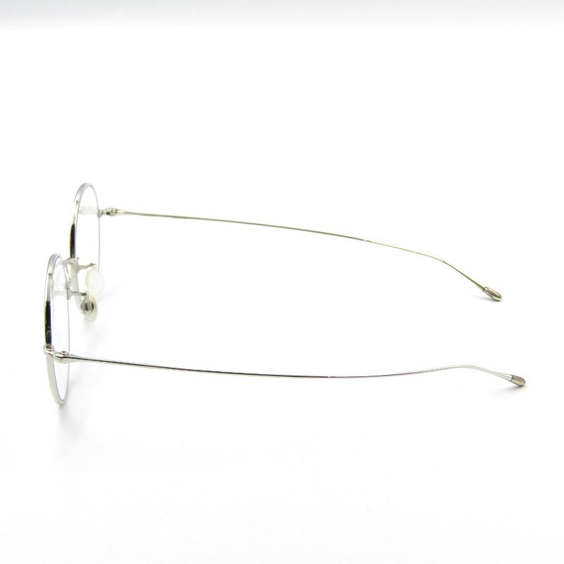 未使用 10eyevan テンアイヴァン メガネフレーム No.5 ラウンド メタル  