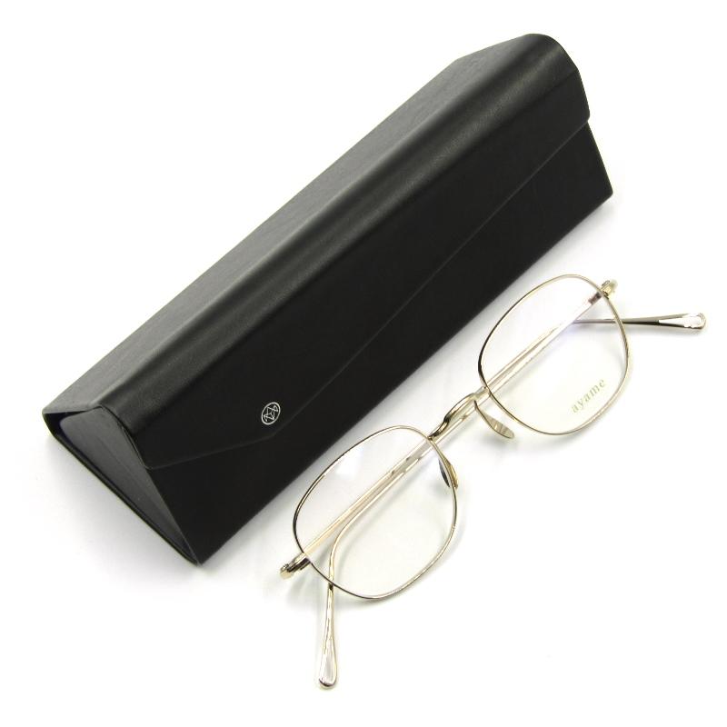 ayame 未使用 アヤメ メガネフレーム GGG ジージージー 旧GMS スクエア 