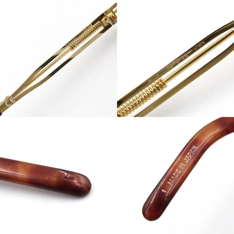 Bowie JEAN PAUL GAULTIER ゴルチエ 55-5108 金縁 Jean Paul Gaultier 55-5108 ゴルチエ 眼鏡 メガネ