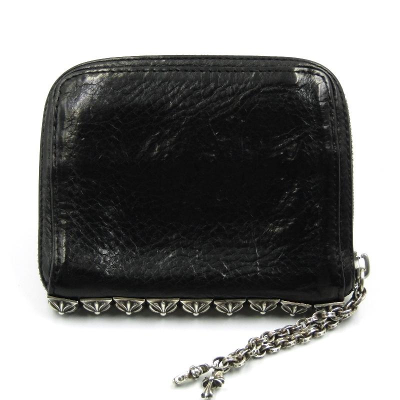 ★直営店購入正規品★クロムハーツ 3サイドジップ ピラミッド ウォレット 財布 CHROME HEARTS クロムハーツ ミニ財布 3サイドジップ サイド