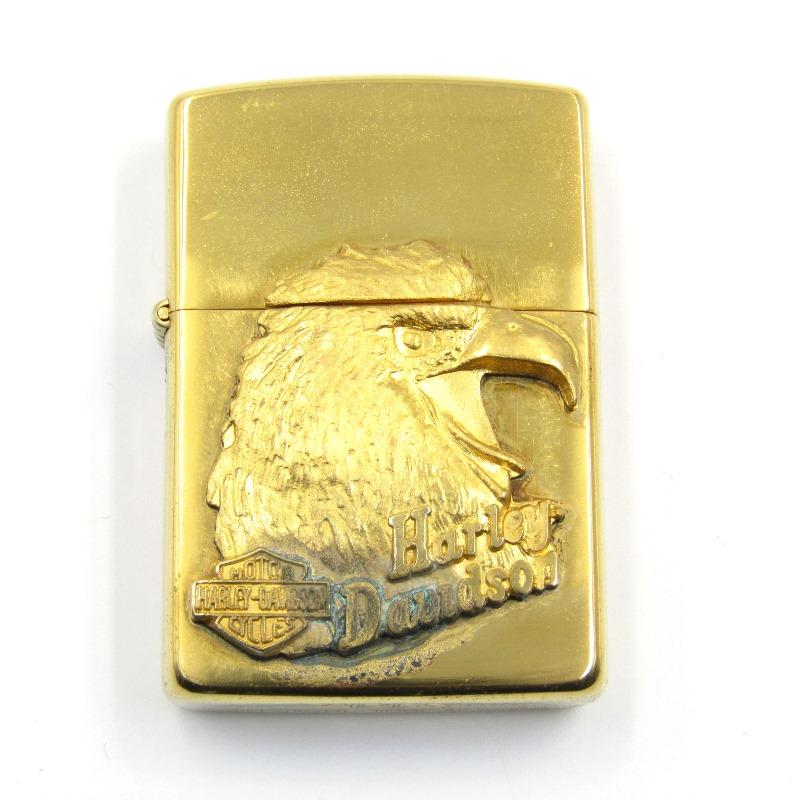 美品 ZIPPO ジッポー HARLEY DAVIDSON イーグルメタル 1991年製
