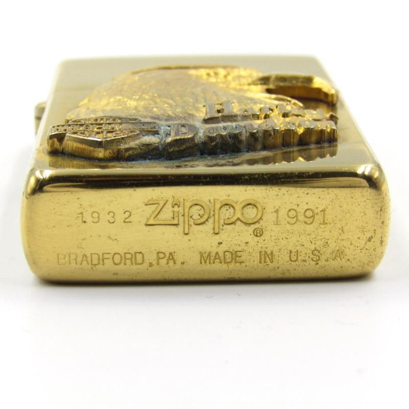 美品 ZIPPO ジッポー HARLEY DAVIDSON イーグルメタル 1991年製