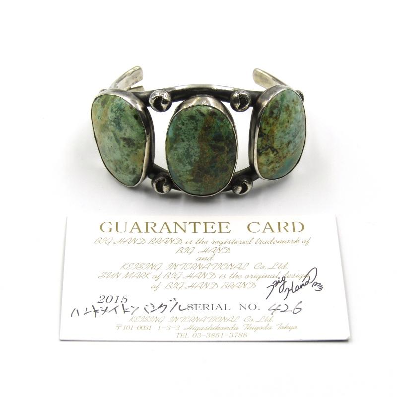 BIGHAND ビッグハンド バングル 3連 ターコイズ 【公式通販】