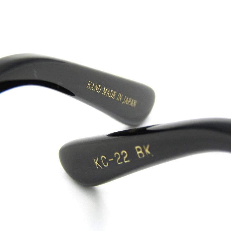 金子眼鏡 黒 KC-22R BK