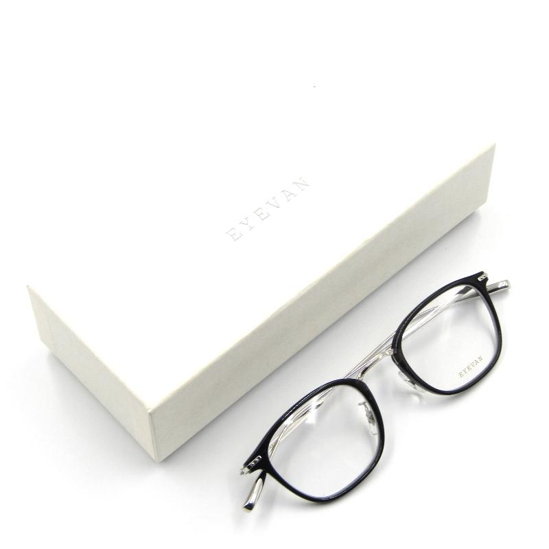 EYEVAN アイヴァンメガネ シルバー フレーム ケース付き