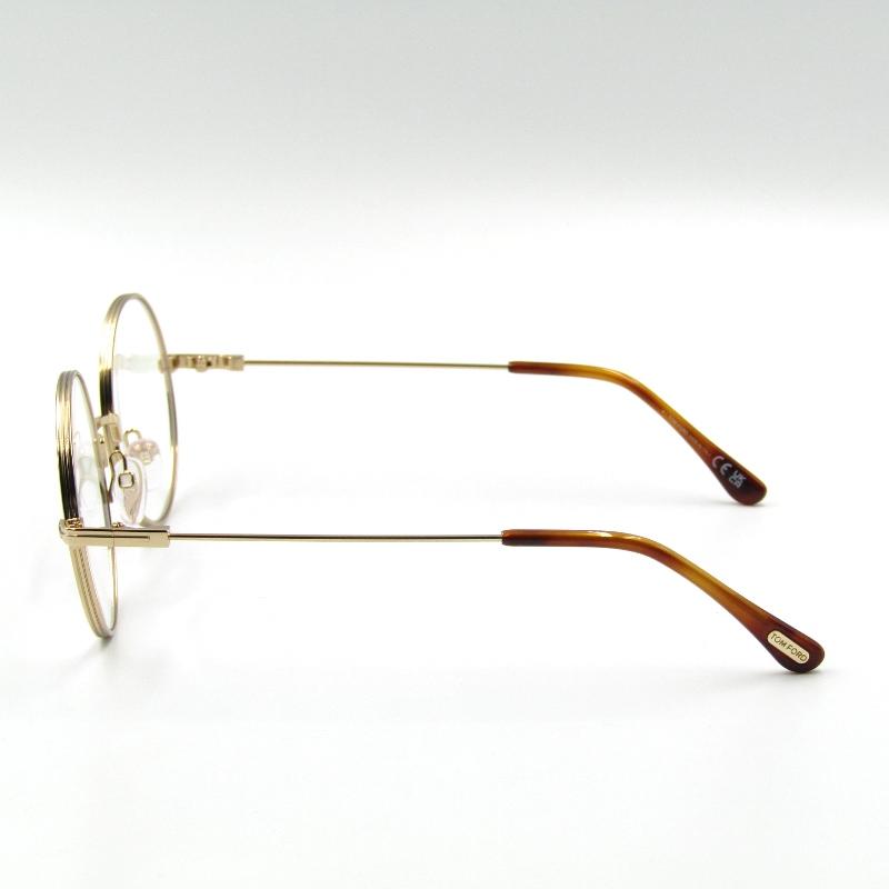 TOM FORD 美品 トムフォード メガネフレーム TF5595-B 028 ラウンド 