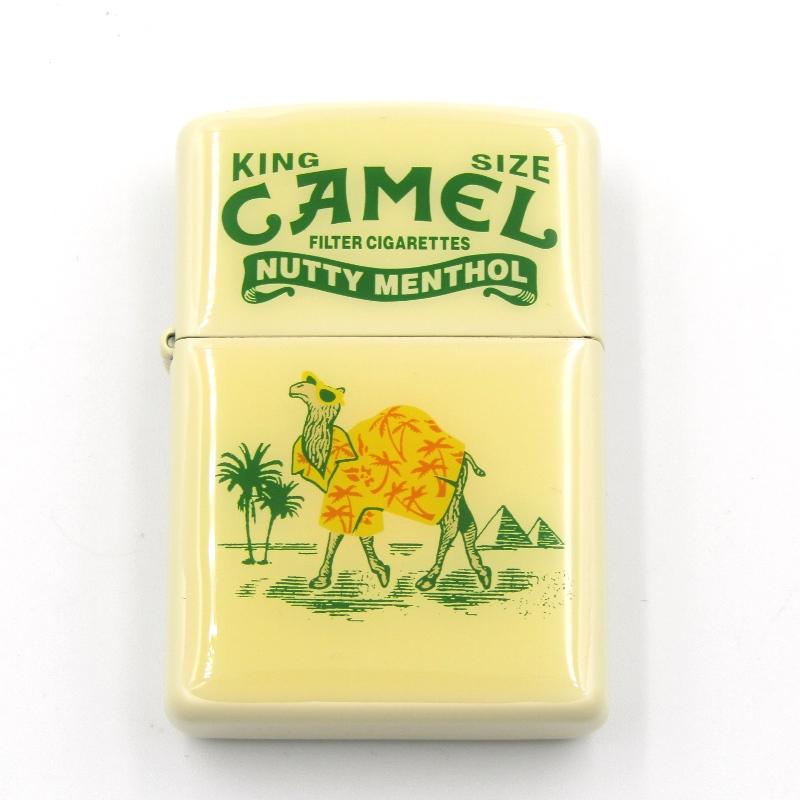 abc111】 ZIPPO NUTTY MENTHOL camel Chrome Nutty Menthol King Camel