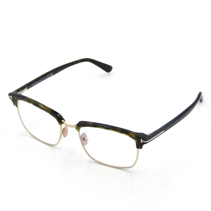 TOM FORD 美品 トムフォード メガネフレーム TF5801-B 052 ブロウ  