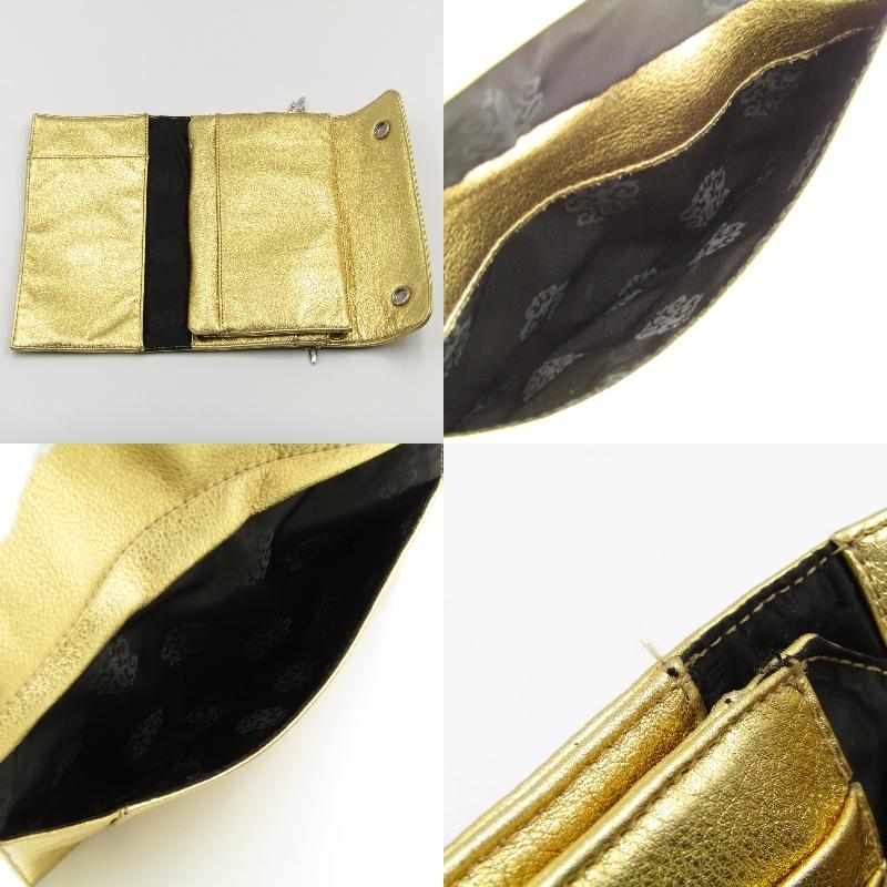 CHROME HEARTS クロムハーツ 長財布 WAVE WALLET ソフトレザー CHROME HEARTS クロムハーツ 長財布 WAVE WALLET ソフトレザー
