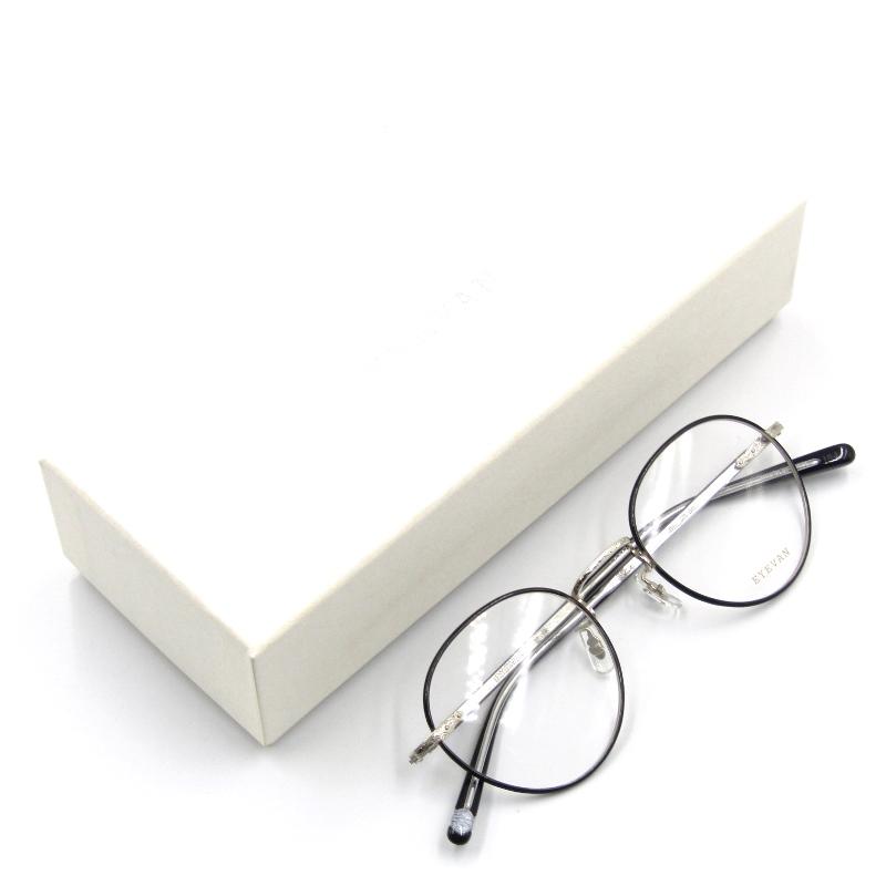 未使用 EYEVAN アイヴァン メガネフレーム E-0504 ボストン 七宝リム  