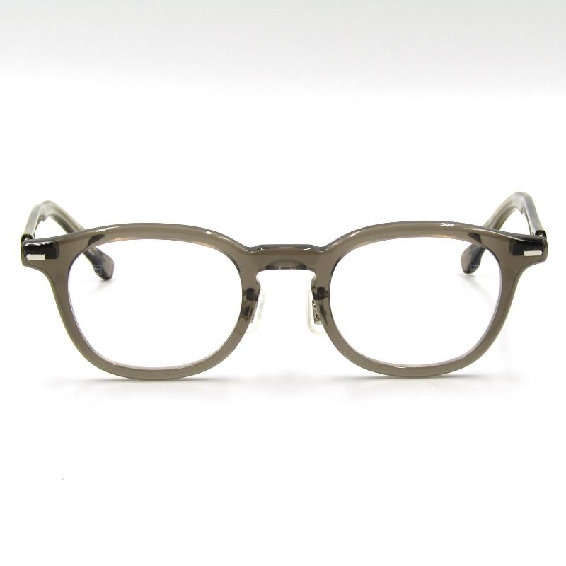 美品】e5 eyevan p11 スモークグレー メガネ 定価44,000円（E5 eyevan 