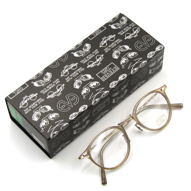 未使用 EYEVAN7285 アイヴァン7285 メガネフレーム MOD.568 パント  