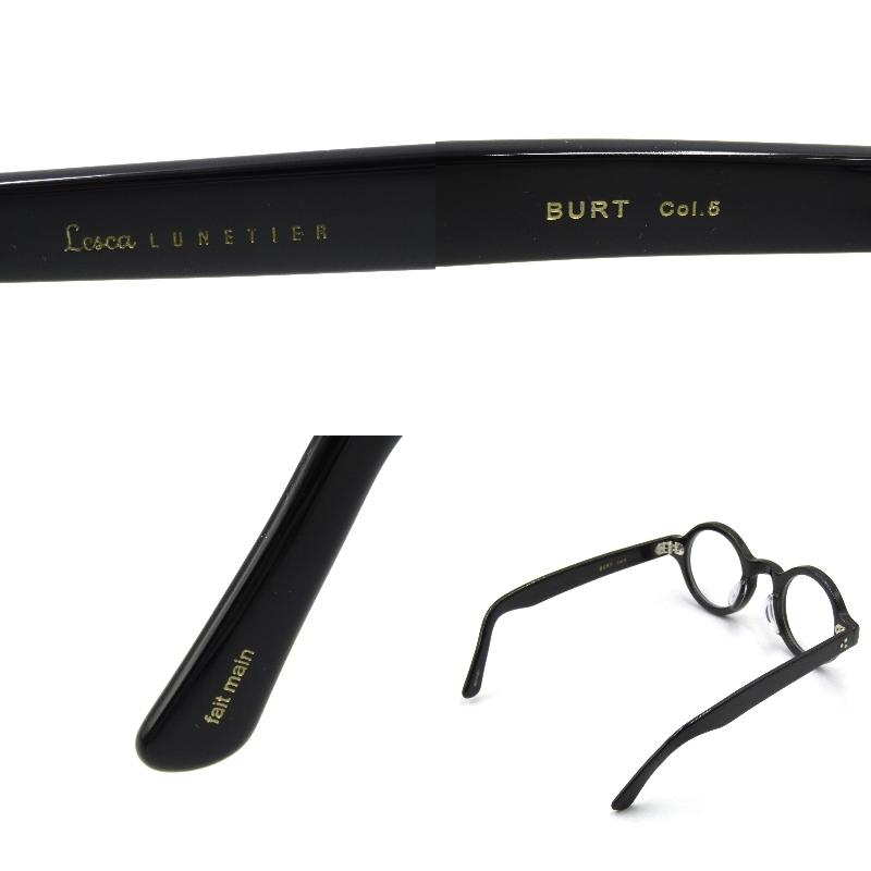 美品 Lesca LUNETIER レスカルネティエ メガネフレーム BURT バート  